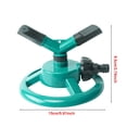 thumbnail image 3 of Abs Plastic Automatic Sprinkler, 360 Rotating Garden Irrigation With Adjustable Spray Arm, for Large Area Lawn Watering, Green, 3 of 9
