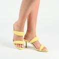 thumbnail image 3 of Journee Collection Womens Mellody Light Puff Strap Slip On Open Toe Pumps, 3 of 6