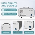 thumbnail image 6 of LABHOUSE Lab Vacuum Filtration Pump VP-20PRO, Negative Pressure Adjustable Diaphragm Oil Free Pump 20L/min with Rubber Tube for Laboratory, 6 of 10