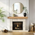 thumbnail image 4 of Goldensoil 36" Round Wall-Mounted Mirror, Golden Metal Frame, 4 of 10