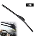 thumbnail image 1 of 16inch Windshield Wipers, Multi-Layer Silicone Rubber Wiper Blades, Streak-Free & Ultra-Quiet All-Weather Performance, Replacement for Car 1 Pack, 1 of 8