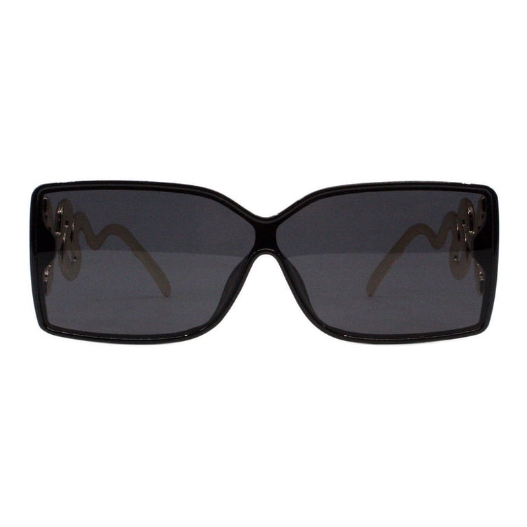 Fashion Black Women\'s Sunglasses with Gold Serpenti Accent Roberto Cavalli Black Sunglasses with Gold Snake Accent | eBay main image 4