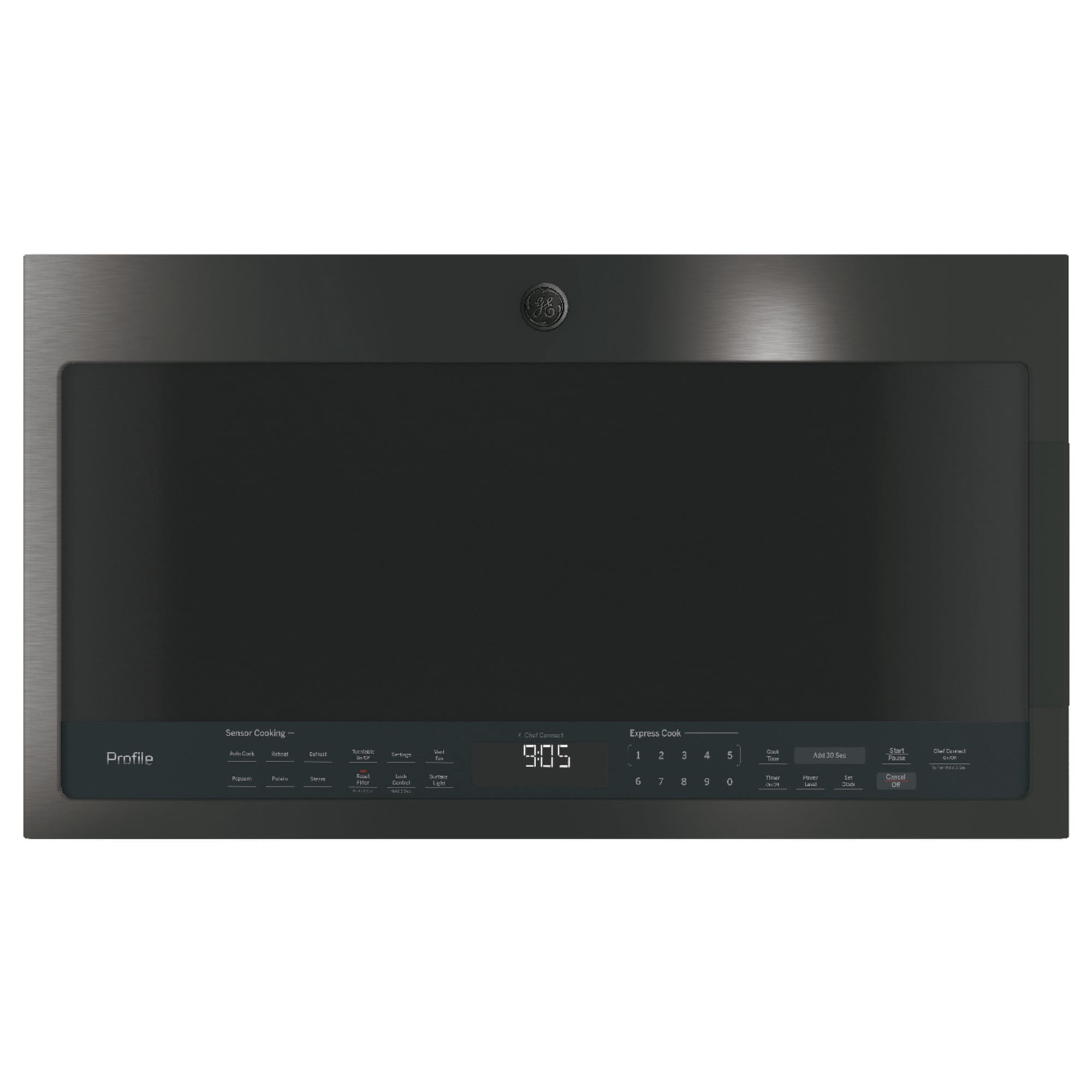 Ge Pvm9005bl Profile 30" Wide 2.1 Cu. Ft. 1000 Watt Over The Range Microwave - Stainless