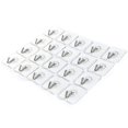 thumbnail image 1 of 30 ganchos autoadhesivos transparentes impermeables para colgar en la pared. Afortunado Sencillez, 1 of 4