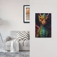 thumbnail image 5 of Daiia Whimsical Dragon Color Cool Pattern Decorator Wall Plate Child Safe Outlet Cover, Switch and Outlet Covers,Size 1-Gang 5.0" x3.0" , Polycarbonate Thermoplastic-Style V, 5 of 6