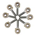 thumbnail image 2 of 10PCS-POS6 6mm Bore Diameter Rod End Bearing M6x1.0 Thread Ball Joint Rod End ,Low Friction, 2 of 2