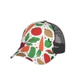 thumbnail image 7 of Disketp Vegetables Print Trucker Hat Men Women - Mesh Baseball SnapBack Cap, 7 of 7