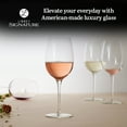 thumbnail image 3 of Libbey Signature Kentfield Estate All Purpose Wine Glasses Set of 4, Long Stem Wine Glasses for Red and White Wine, Perfect Glass Goblet Gift Set, 3 of 7