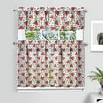 thumbnail image 2 of Sunshine Watermelon Kitchen Curtains Set Tier and Valance, Summer Tropical Fruit Pattern, Fresh Cute Design for Watermelon Lovers Kitchen or Nursery Room Decor, 2 of 6