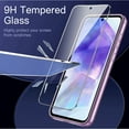 thumbnail image 4 of JETech 3 in 1 Case for Samsung Galaxy A55 5G, with 2-Pack Screen Protector, Tempered Glass Film, Shockproof Bumper Phone Protective Cover Clear Back (Purple), 4 of 6