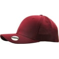 thumbnail image 3 of Classic Solid Stretch Meshback Cotton Twill Fitted Hat Spandex Headband Cap, 3 of 6