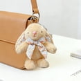 thumbnail image 1 of Llavero de peluche con lazo, colgante de peluche suave para bolsas, regalo de Pascua y decoración para llaves del coche, 1 of 6