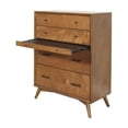 thumbnail image 4 of Allora Mid Century Multi-Function Chest in Acorn (Brown), 4 of 7