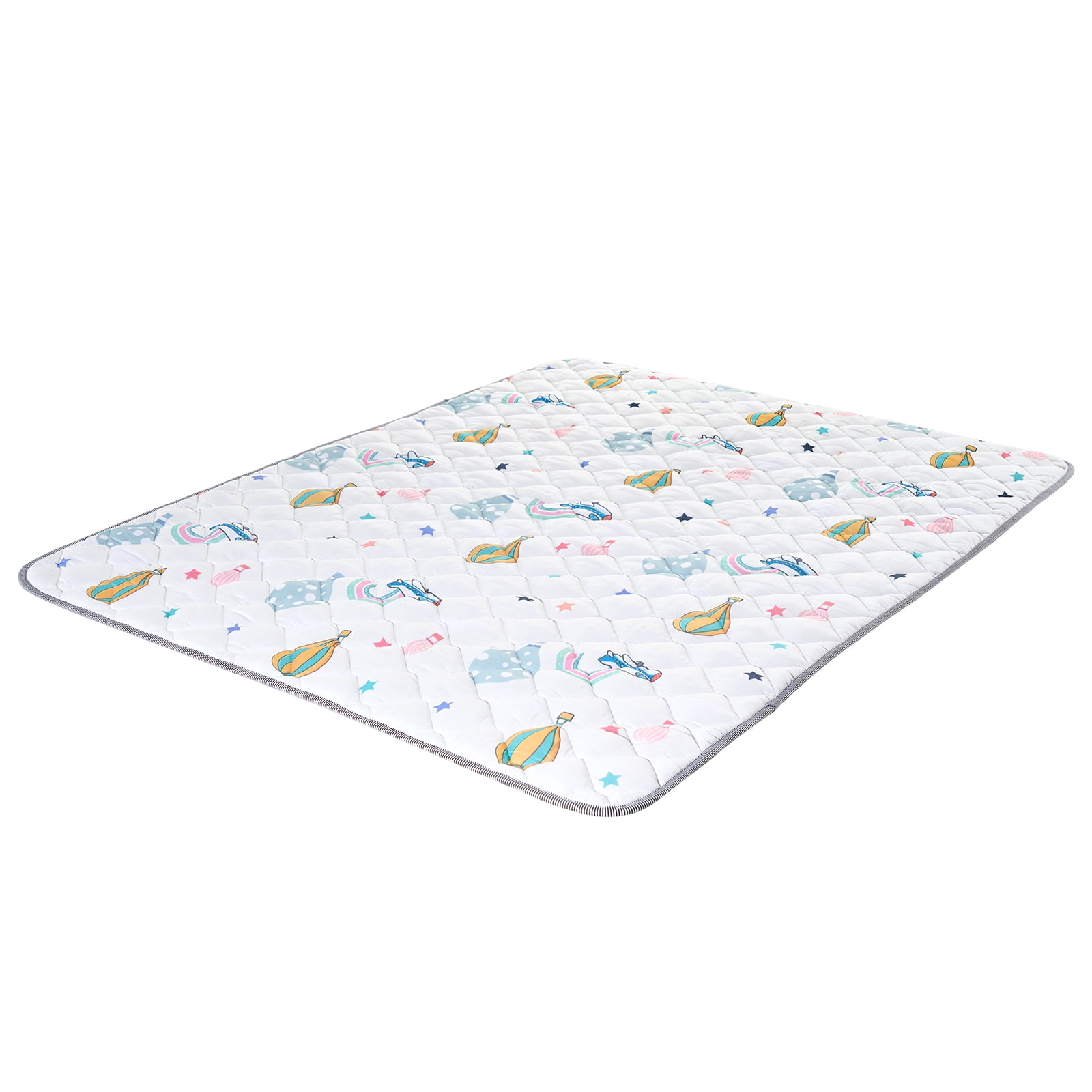 KFFKFF Baby Play Mat, 59"x79" Toddler Play Area, Slip-Resistant Unified Soft Mat, Easily Folded, Water-Resistant Play Space for Babies, Toddlers, Newborns, Easy to Clean, for Play & Tummy Time