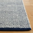 thumbnail image 4 of SAFAVIEH Vermont Zavia Chevron Area Rug, Navy/Ivory, 6' x 9', 4 of 9