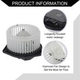 thumbnail image 6 of Unique Bargains No.27220JK01A HVAC Heater Blower Motor Assembly for Infiniti Qx56 Qx80 Durable Metal Plastic Black White, 6 of 6