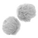 thumbnail image 3 of Rabbit Tail Costume Accessory Soft Plush Round Shape Women Cosplayers Masquerade Ball 2Pcs, 3 of 4