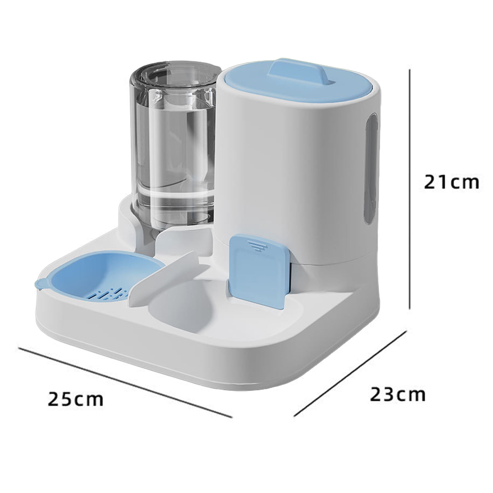 Koiauber Automatic Cat Feeder And Water Dispenser Pet Food Feeder And Water Bowl for Small Medium Dogs Cats