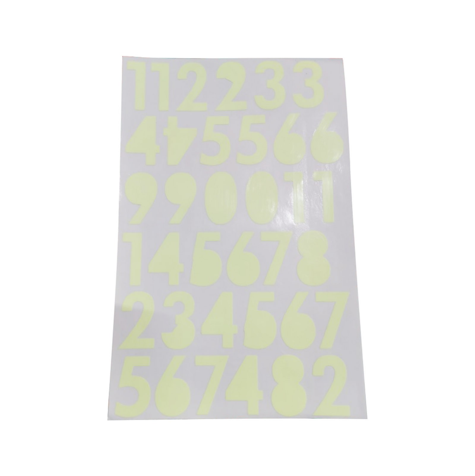 YruYptpaln Luminous Numbers English Letters Luminous Stickers Removable ...