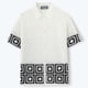 thumbnail image 4 of Ceisia Men's Summer Lightweight Geometric Patchwork Open Knit Short Sleeve Button Down Cardigan for Casual and Vacation Wear Multicolor XL Gifts, 4 of 9