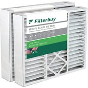 Filterbuy 19x20x5 MERV 8 Pleated HVAC AC Furnace Air Filters for Bryant/Carrier FILXXFNC0021, Day & Night, and Payne (2-Pack)