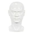 thumbnail image 5 of FITYLE Male Mannequin Head Bald Head, Display Model,Hat Display, Versatile, Jewellery Model Head for Headphone Hairs Hat White, 5 of 9