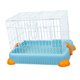 thumbnail image 4 of Jaula para conejos, casa para animales pequeños con bandeja separada, jaula de hábitat, jaula para conejos de interior, jaula para conejillos de india azul, 4 of 9