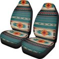 thumbnail image 1 of ORUYROP Tribal Navajo Geometric Style Car Front Seat Covers Southwestern Aztec Pattern Bucket Seats Protector, Universal Fit for Vehicle Sedan SUVs- Pack of 2, 1 of 5