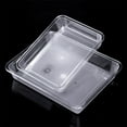Axio Plastic Trays Acrylic Transparent Rectangular Heavyweight Serving
