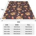 thumbnail image 5 of Ramen and Sushi Blanket 50''''x40'''' Ramen Decor Just a Girl Who Loves Japanese Food Blanket Fleece Ramen Lover Gifts Soft Cozy Flannel for Couch Sofa All Season for Adults Kids Poster Decoration, 5 of 6