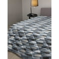 thumbnail image 2 of Whale Down Alternative Comforter, Ocean Inspired Pattern with Geometrical Borders Fish and Scallops, Microfiber Quilt for All Season, 5 Sizes, Turquoise Lilac Blue, by Ambesonne, 2 of 3