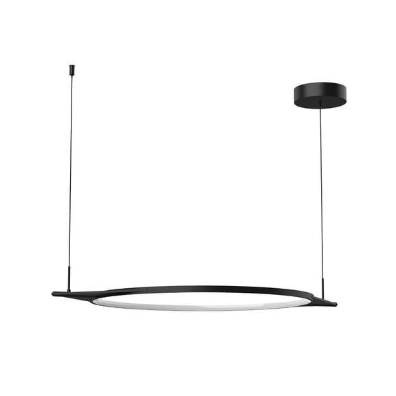PD84436-BK-Kuzco Lighting-Serif - 22W LED Pendant-4 Inches Tall and 23.75 Inches Wide