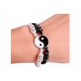 thumbnail image 2 of Pulsera De Pareja Yin Yang Brazalete Promesa Amor 1par Full Diámetro 15 cm Xtellar negro, 2 of 4