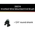 thumbnail image 4 of Hot Max 26074 3/4-Inch Knotted Wire Mounted End Brush, 1/4-Inch Round Shank, 4 of 4