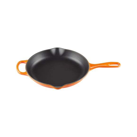 Skillet Le Creuset, hierro fundido esmaltado Signature, llama de 10.25 pulgadas