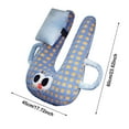 thumbnail image 2 of Kids Travel Pillow For Car Seat With Hand Cartoon Neck Headrest Seat Belt Pillow For Car Road Trips Travel Sleeping Pillow For Adults And Children, 2 of 4