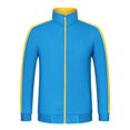 thumbnail image 3 of Chaqueta Corta de Invierno Forrado Cálido de para proteger Casual Cuello Alto con Cremallera para Deporte Azul amarillo l jinwen Chaquetas cortas con cremallera, 3 of 8