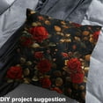 thumbnail image 2 of jejeloiu Red Rose Fabric by the Yard 5 Yards,Country Flower Floral Fabric for Sewing,Natural Plant Home Decor Fabric by the Yard For Princess,Luxury Bedroom Decor, 2 of 6