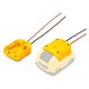 thumbnail image 5 of DW12V Adaptador de BateríA DIY para 10.8V-12V BateríA de Iones de Litio Adaptador de Rueda de AlimentacióN Soporte de Muelle con Cables de 14 Awg, Amarillo, 5 of 5