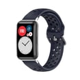 thumbnail image 3 of Correa De Reloj De Repuesto De Silicona Suave Compatible Con Huawei Watch Fit Smart Watch Serendint EL016932-04, 3 of 5