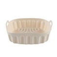 thumbnail image 4 of Cook With Color Cream square silicone air fryer liner, 4 of 5