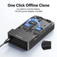 thumbnail image 2 of Carcasa SSD NVMe M.2 MoKin Dual-Bay Dual-Bay Offline Clon USB4, 2 of 7