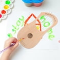 thumbnail image 4 of Viveous Lyre Harp DIY Kit Build Your Own Wooden Instrument with 7 Strings Tuning Tools and Soundboard for Beginners and Music Lovers, 4 of 10