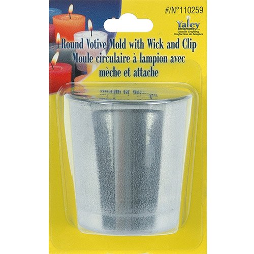 Metal Votive Candle Mold, 1.5" x 1.875"