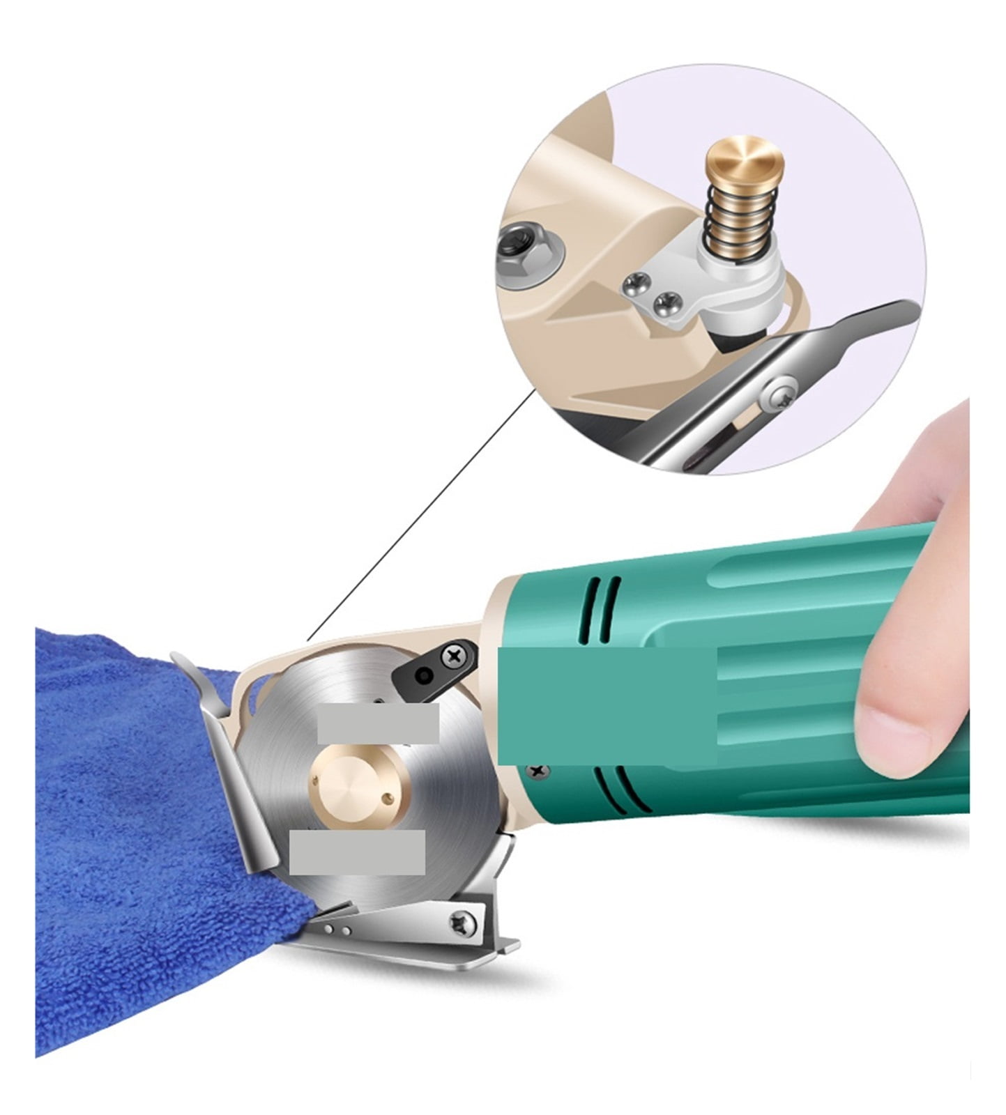 Electric Tailoring Scissors Fabric Cutting Tools Leather Cloth Electric Cutter Machine Blade Power Tools Cutting Saws ,Sharp & Durable