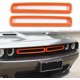 thumbnail image 1 of Inserciones de parrilla delantera Voodonala para Dodge Challenger, naranja, ABS, 1 of 6