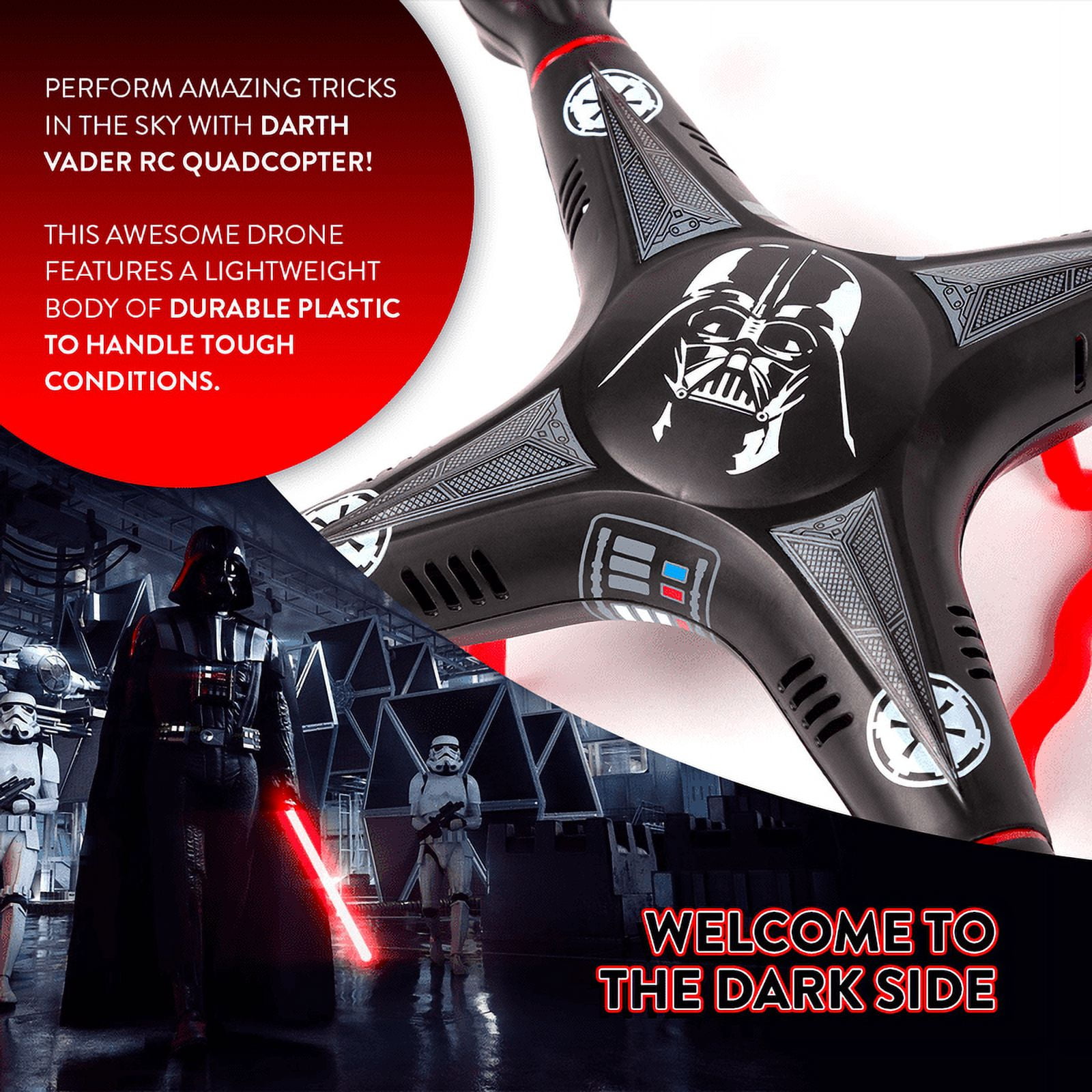 Star Wars Darth Vader 2.4GHz 4.5CH RC Quadcopter Walmart