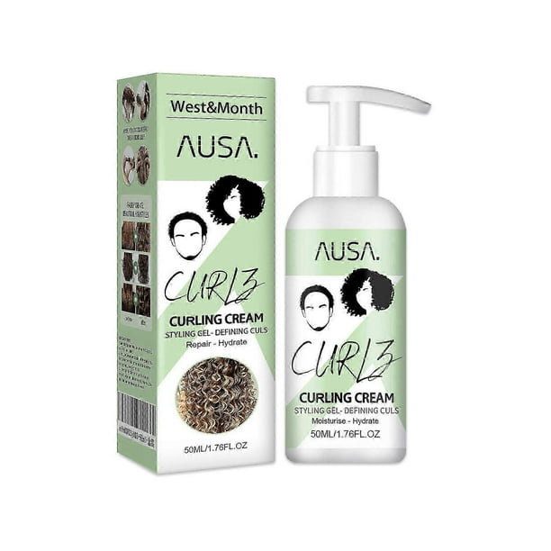 West & Month Curly Hair Elastin Hair Moisturizing Hair Care Curly Hair Shaping Fluffy Elastic Fluffy Strong Hair Care