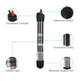 thumbnail image 2 of 50W/100W/300W Adjustable Aquarium Heater, Submersible Glass Water Heater for 5 70 Gallon Fish Tank, 2 of 7