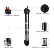 50W/100W/300W Adjustable Aquarium Heater, Submersible Glass Water Heater for 5 70 Gallon Fish Tank